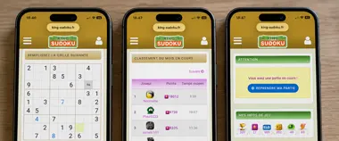 Jouer au sudoku sur mobile